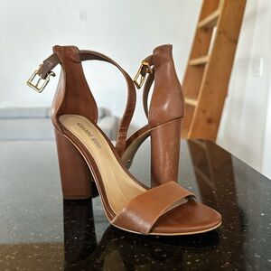Gianvito Rossi Brown Leather Women's Heels